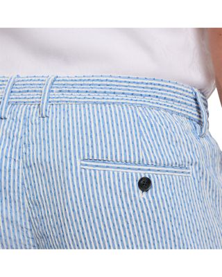 Fornillo Seersucker Relaxed Fit 8" Shorts