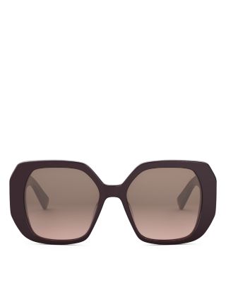 Tubogas Black Geometric Sunglasses, 54mm