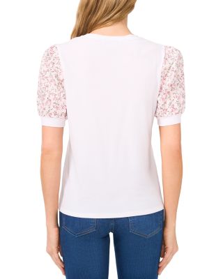 Puff Sleeve Knit Top