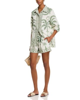 Vintage Havana - Tulum Border Print Top & Shorts