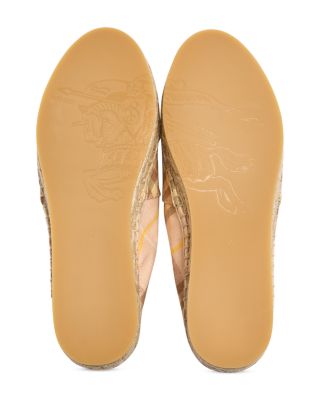 Women&#39;s Mews Check Espadrille Flats
