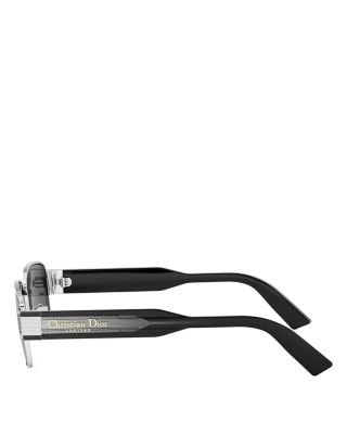 Christian Dior Label S2U Silver Rectangular Sunglasses, 54mm