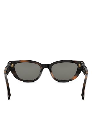 Interlace Havana Cat Eye Sunglasses, 49mm