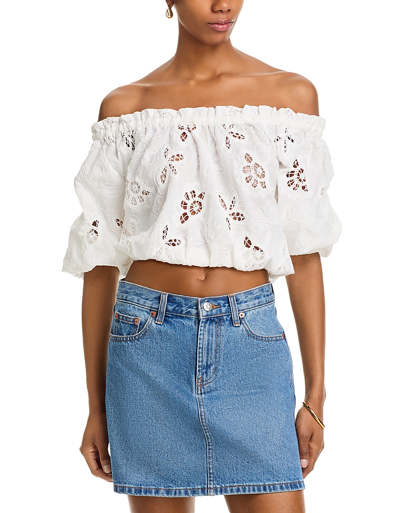 Ramy Brook Rosalia Eyelet Top