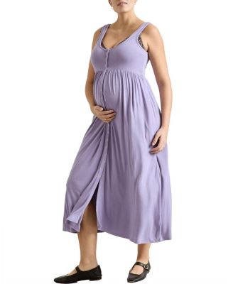 The Softest Rib Nursing Tank Dress