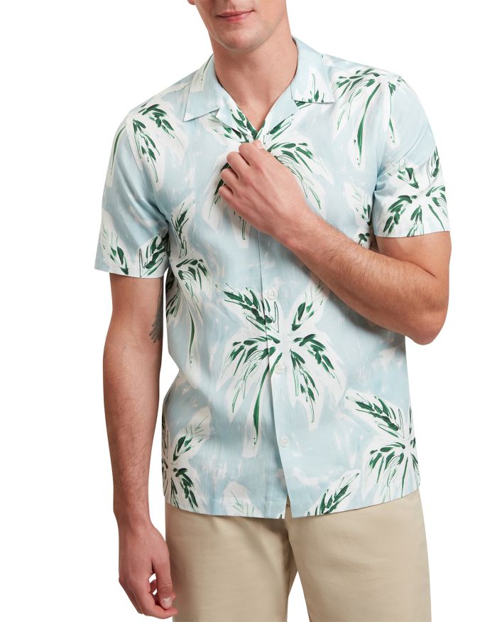 Boche Relaxed Fit Tropical Palm Tree Shirt