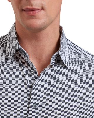 Wavey Regular Fit Geometric Shirt