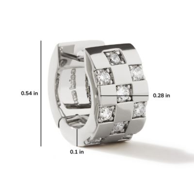 Eden Silver Hoop Earrings