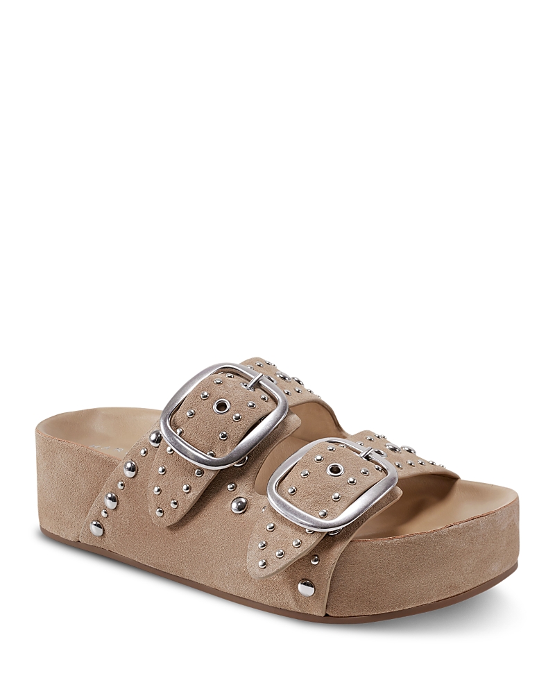 Shop Marc Fisher Ltd Women's Sayge Double Studded Strap Platform Sandals