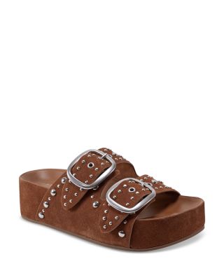 Marc Fisher LTD. - Women's Sayge Double Studded Strap Platform Sandals