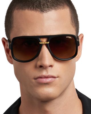 Victory Square Double Bridge Sunglasses, 59mm