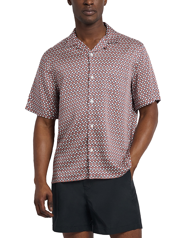 Onia Short Sleeve Printed Camp Shirt