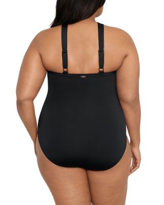 High Neck One Piece Swimsuit