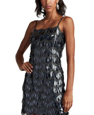 Colie Sequin Fringe Mini Dress