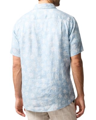 Belleknowes Regular Fit Short Sleeve Linen Shirt 
