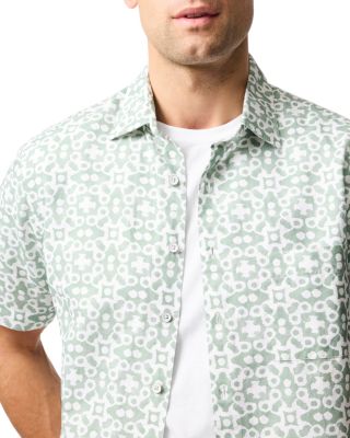 Palliser Bay Regular Fit Short Sleeve Linen Shirt 