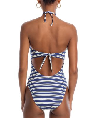 Halter Bandeau One Piece Swimsuit - Exclusive