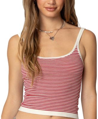 Saylor Striped Knit Tank Top