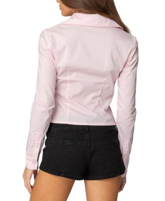 Delphina Tailored Button Up Shirt