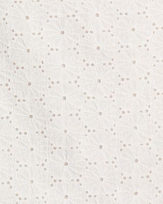 Aelita Cotton Eyelet Crop Tank Top