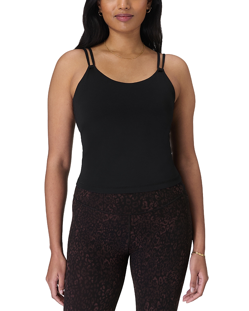Shop Sweaty Betty Ultimate Studio Strappy Tank Top In Black