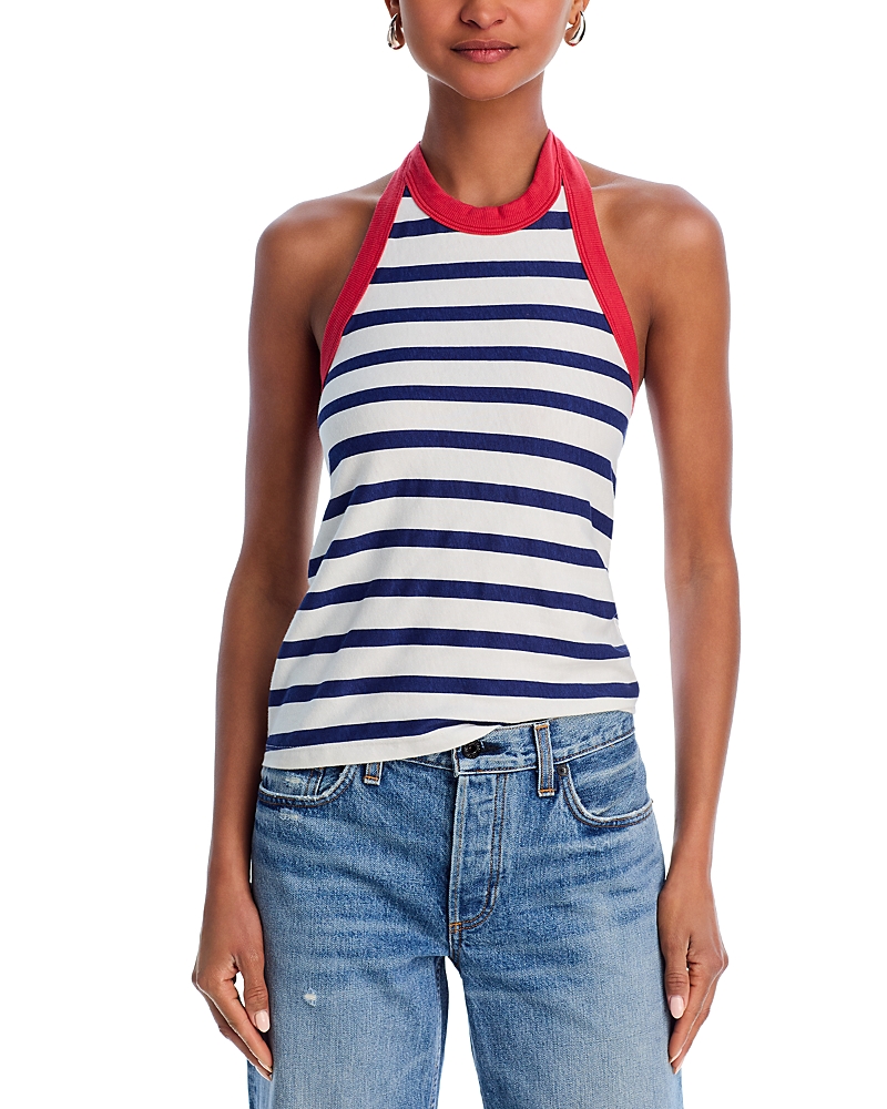 Askk Ny Striped Halter Top