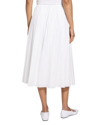 Pleated Midi Skirt