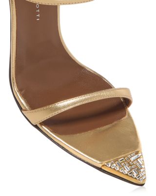 Women's Two Band Intriigo Jewelry Stiletto Sandals