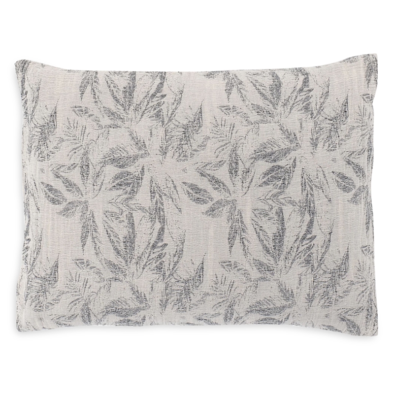 Annie Selke Theodore Reversible Matelasse Sham, Standard In Charcoal