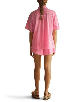 CLAVELL Scallop Drawstring Short