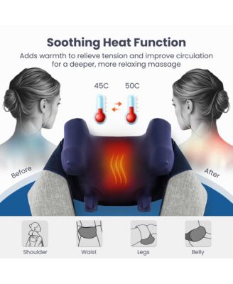 Shiatsu Neck and Back App Controlled Massager Hands Free & Heat