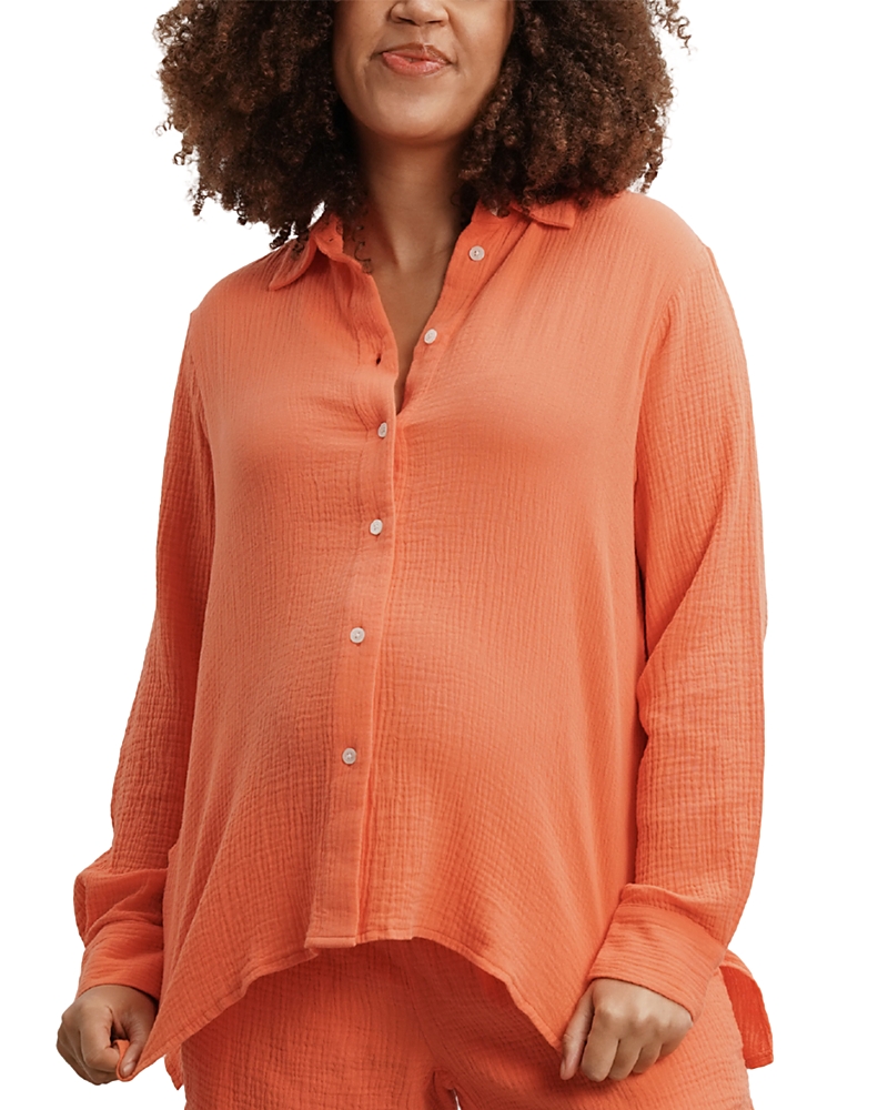 Nom Maternity The Easy Maternity Button-up Shirt