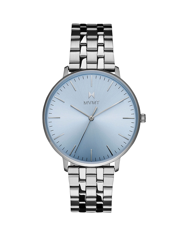 Mvmt Legacy Slim Watch, 42mm In Blue/silver