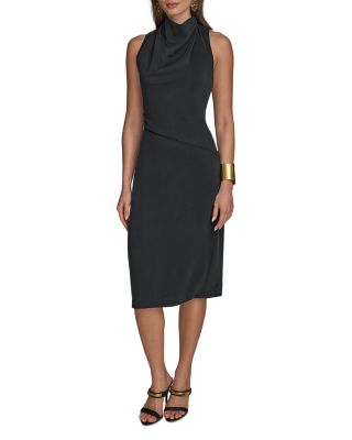 Cowlneck Sheath Dress