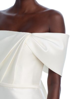 One Shoulder Bow Back Dress