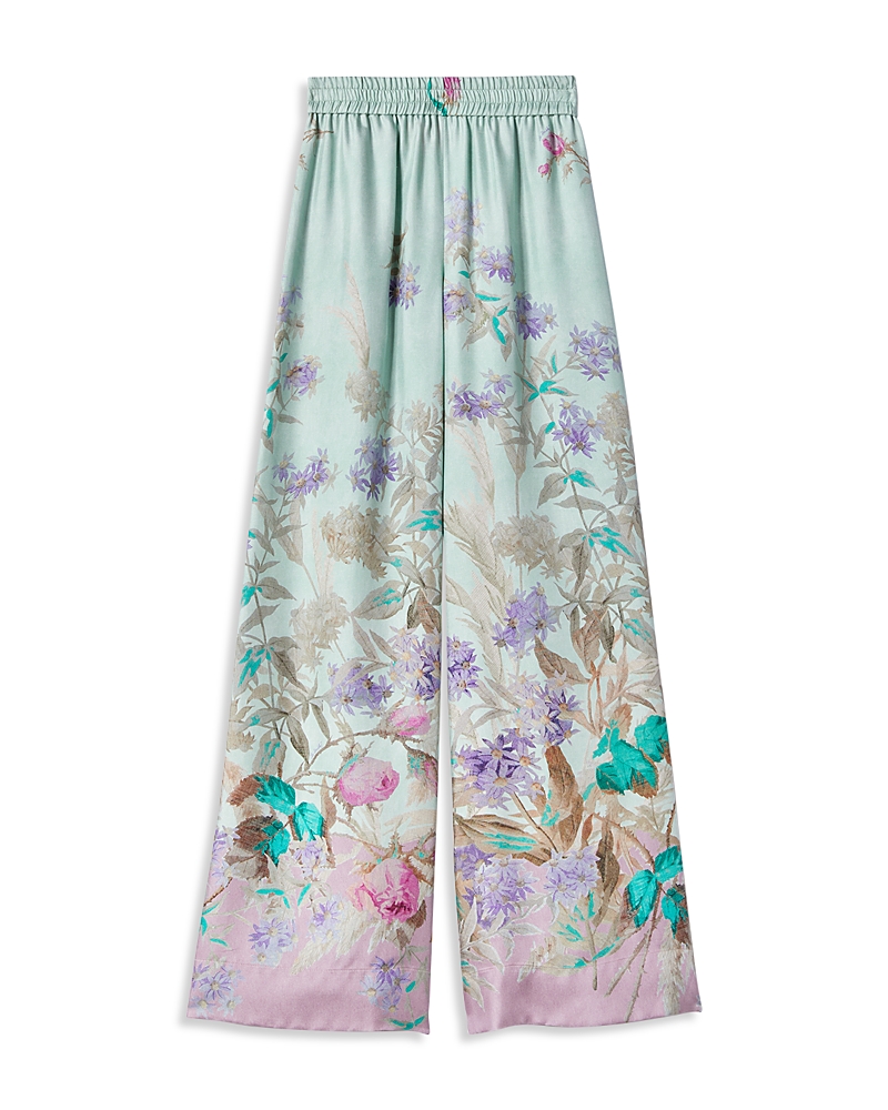 LA DOUBLEJ LA DOUBLEJ SILK PALAZZO PANTS