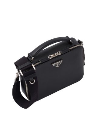  Brique Medium Saffiano Leather Bag