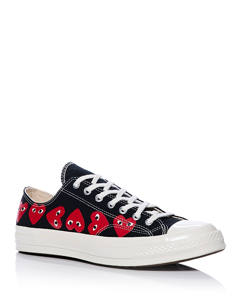Comme Des Garçons Play Converse Multi Heart Low Top Sneakers Shoes
