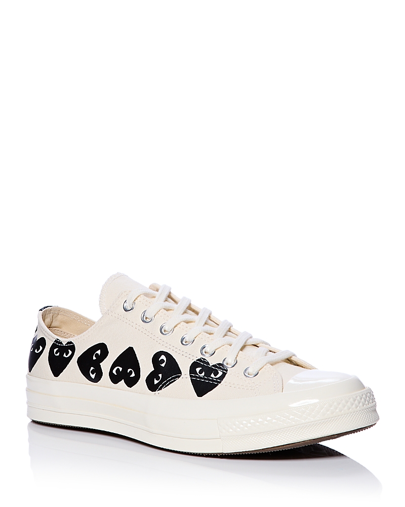 Comme Des Garcons Play Comme Des Garcons Men's Low Top Lace Up Sneakers