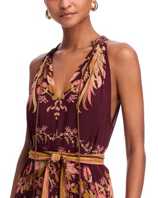 Bella Burgundy Maxi Dress
