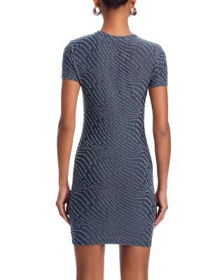 Jacquard Logo Mini Dress