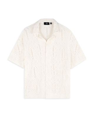 Crochet Regular Fit Camp Shirt