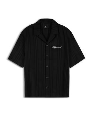 Embroidered Oversized Fit Bowling Shirt  