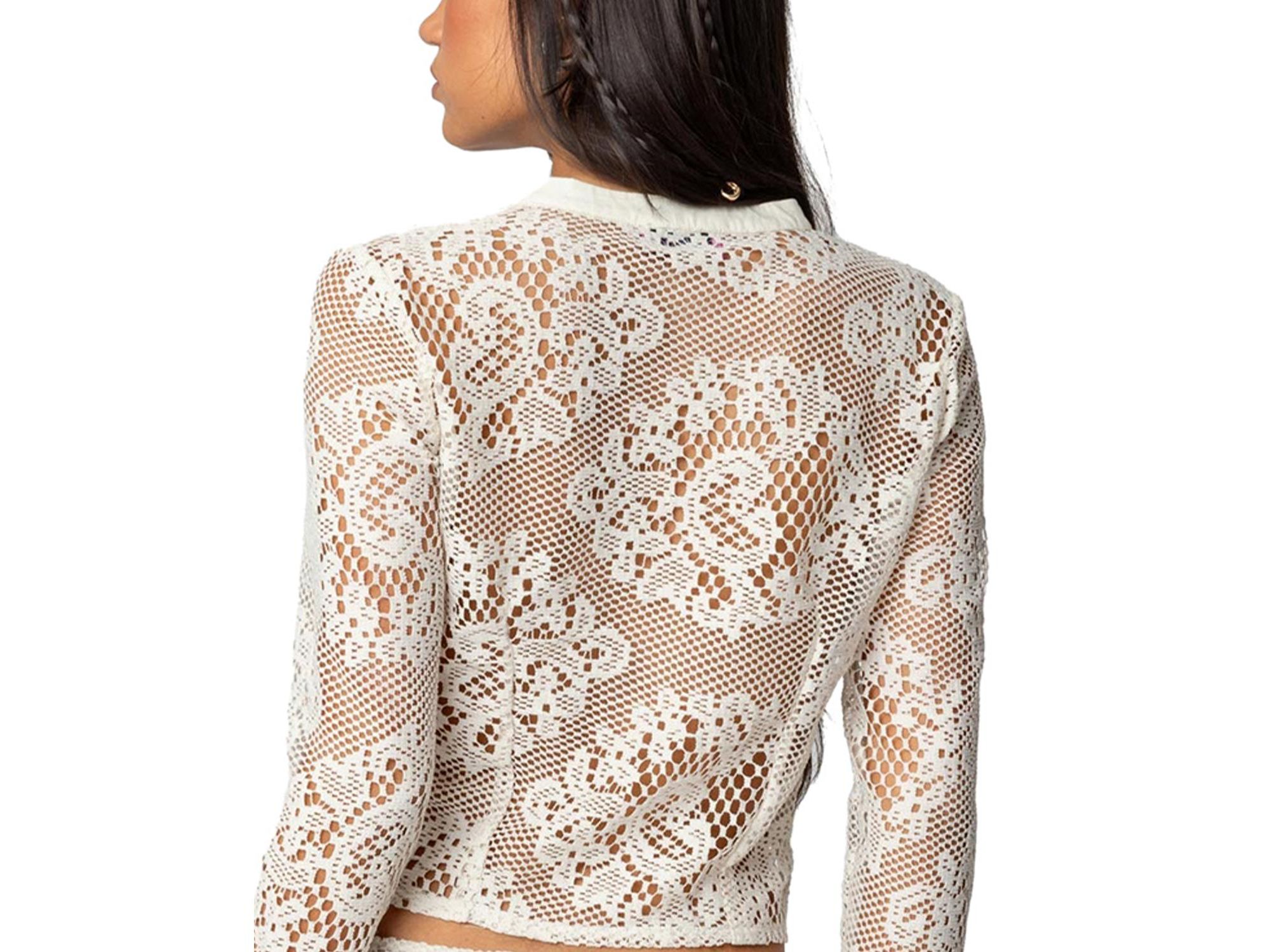 Peyson Sheer Lace Top — Image 3