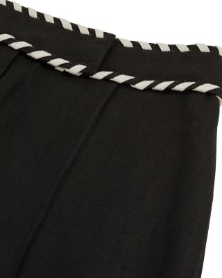 Fawn Waistband Linen Shorts