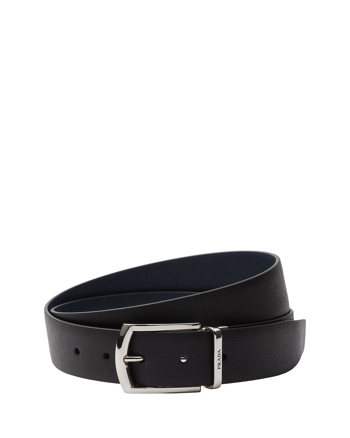 Prada Reversible Saffiano Leather Belt