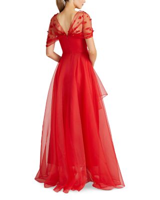 Atlas Shawl Draped Gown