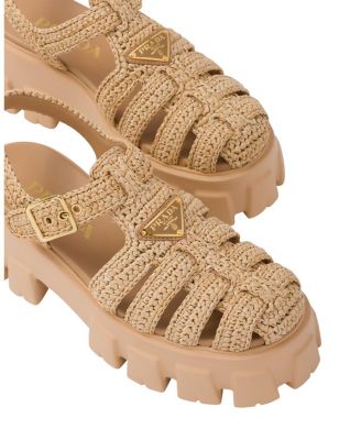 Women's Monolith Crochet Cage Sandals