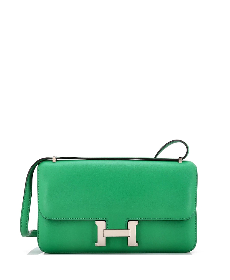 Pre-owned Pre-owned Hermes Hermes 25 Constance Elan Bag Swift In Green