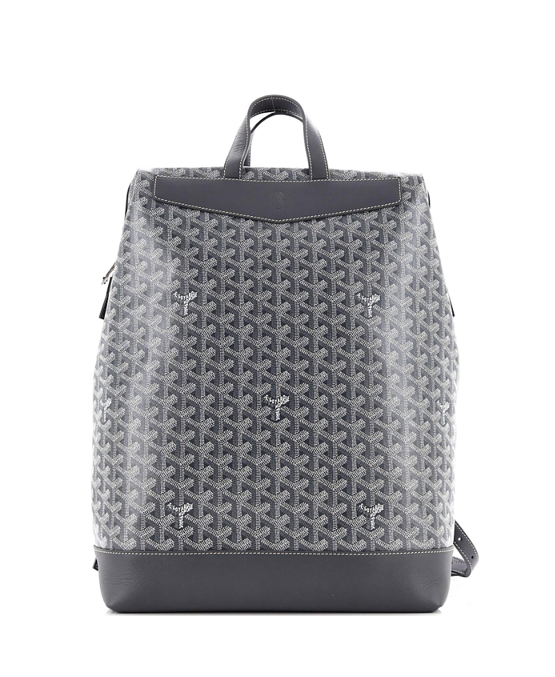 Pre-owned Pre-owned Goyard Goyard Cisalpin Backpack Coated Canvas In Gray